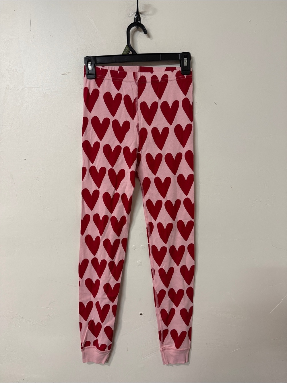 Hanna Andersson Pink  with Red Heart Pattern